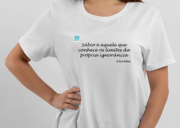 Camiseta feminina sócrates 1.tif Camiseta Sócrates