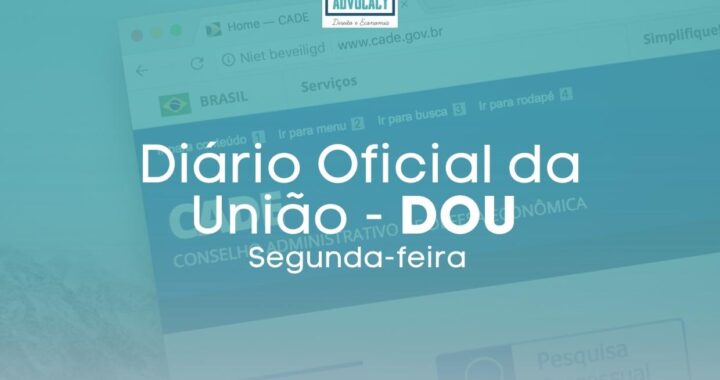 DOU do CADE