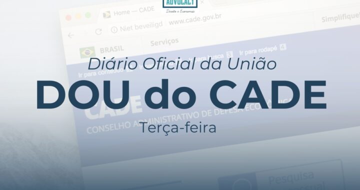 DOU do CADE - Terça-feira