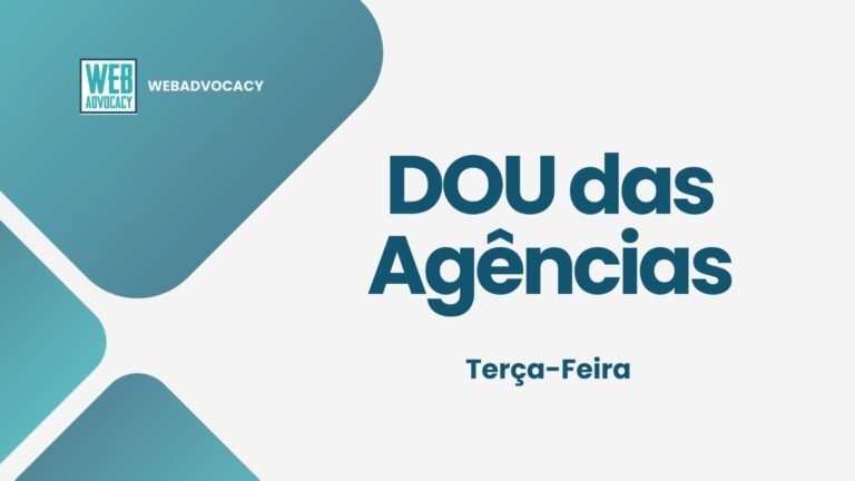 DOU das Agências Reguladoras
